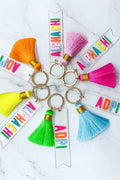 Sorority Tassel Keychain -