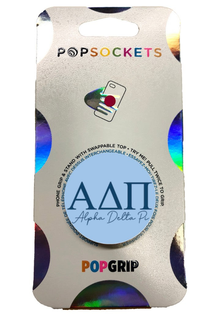 Sorority Two Color Pop-socket - Alpha Delta Pi