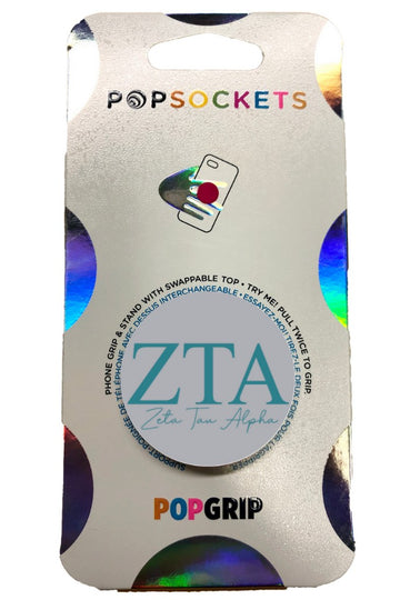 Sorority Two Color Pop-socket - Zeta Tau Alpha