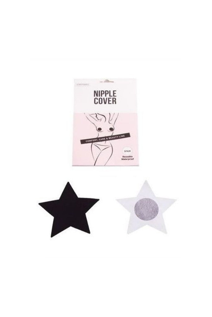 Star Nipple Covers - Black