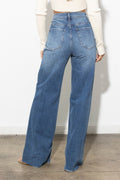 For Good Wide Leg Jeans- Medium Wash