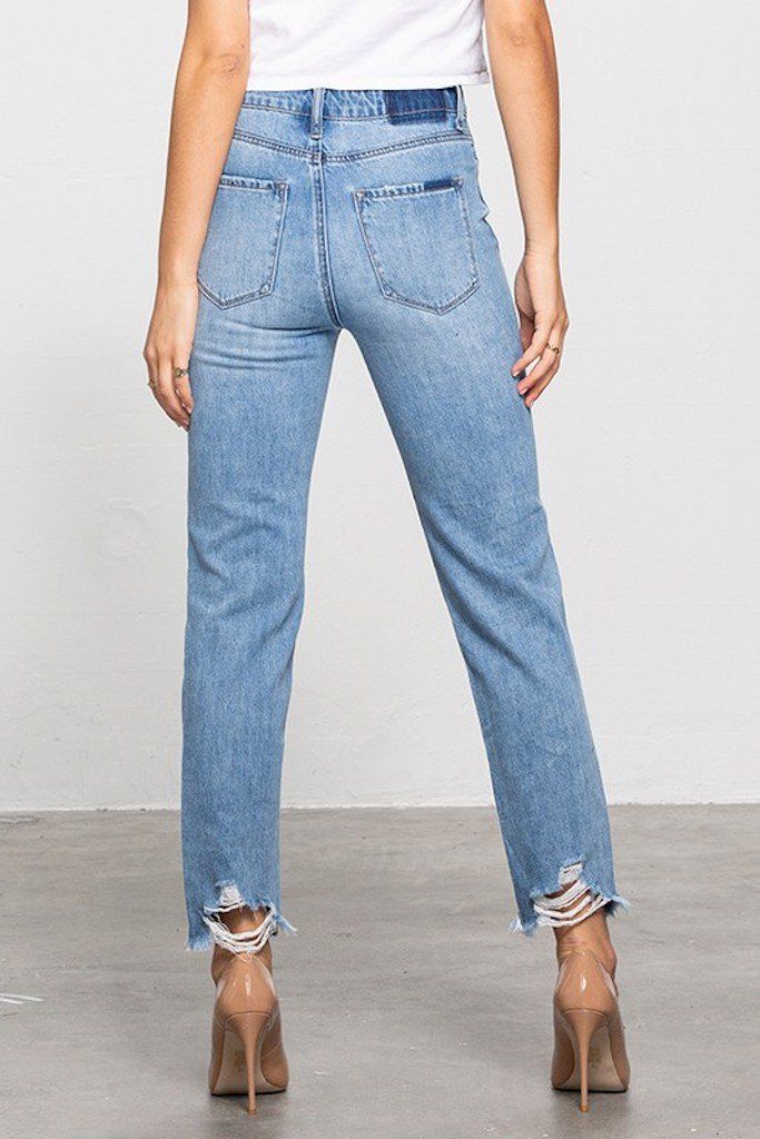 Weekend Getaway Mom Jeans- Medium Wash