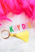 Sorority Tassel Keychain -