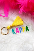 Sorority Tassel Keychain -