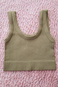Giving Back Cropped Tank - OS