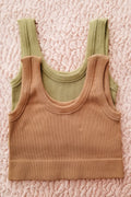 Giving Back Cropped Tank - OS
