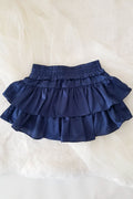 This Love Tiered Skort- Navy