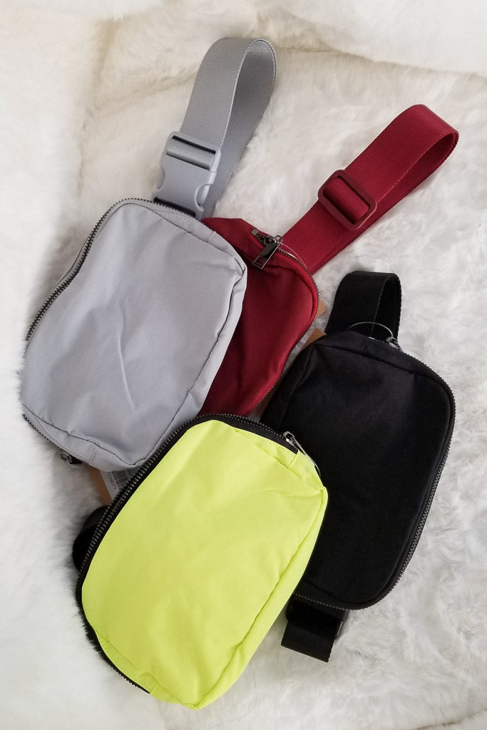 So Much Fun Waterproof Belt Bag- Wine
