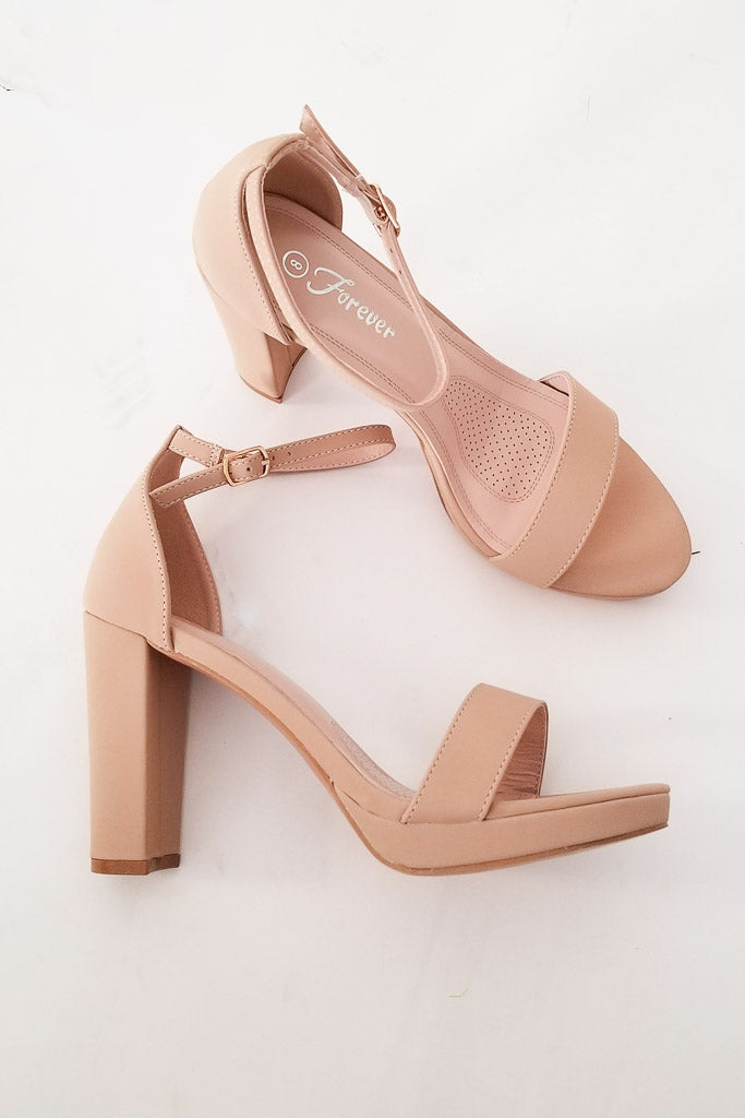 Close Friends Heels- Taupe