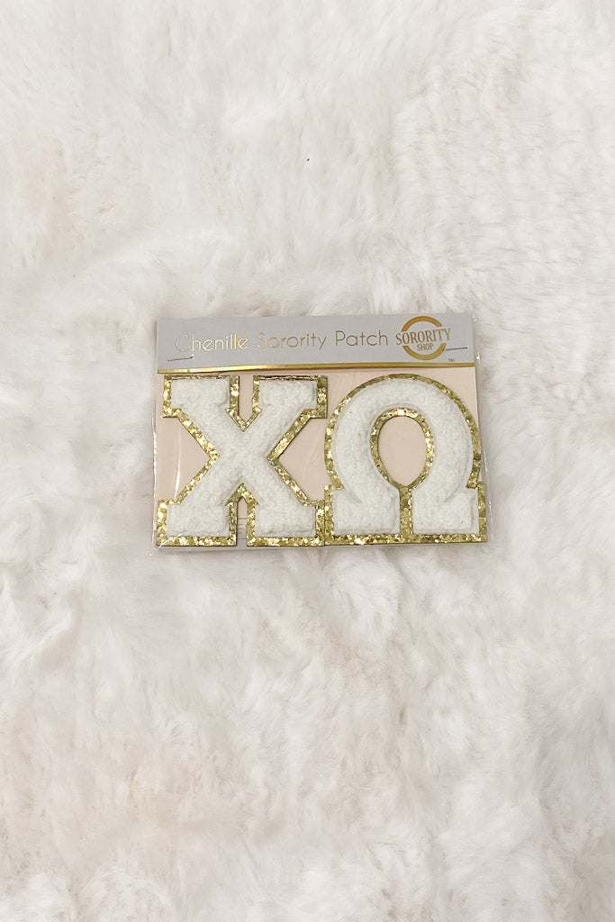 Chi Omega Stickers- Chenille