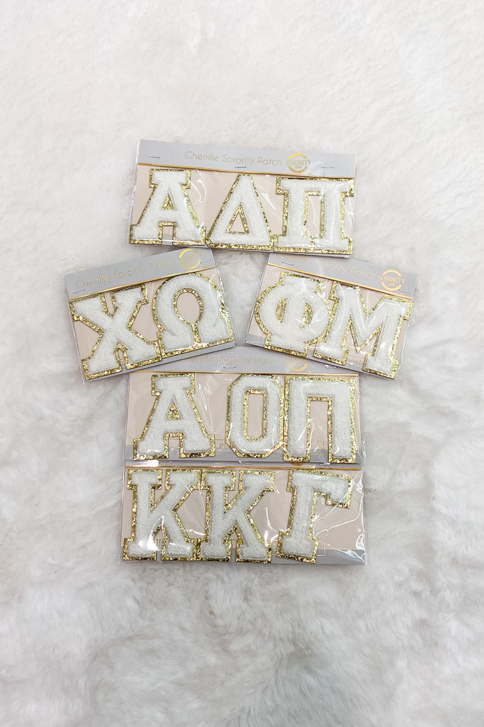 Chi Omega Stickers- Chenille