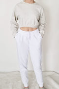 Jump To Conclusions Joggers - White