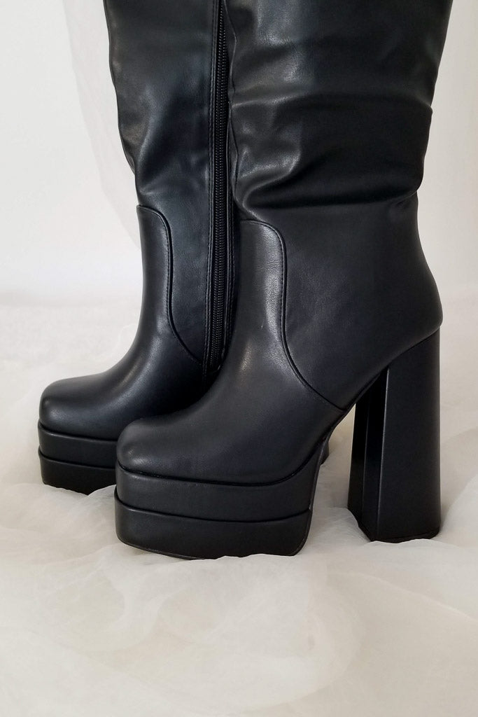 High Standards Boots- Black