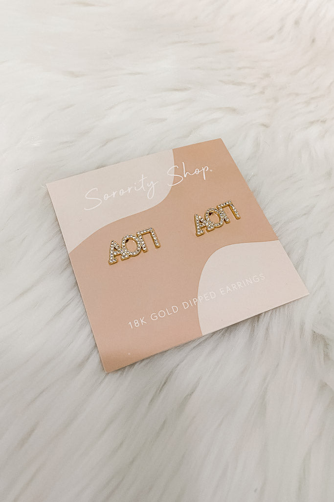 Sorority Stud Earring -