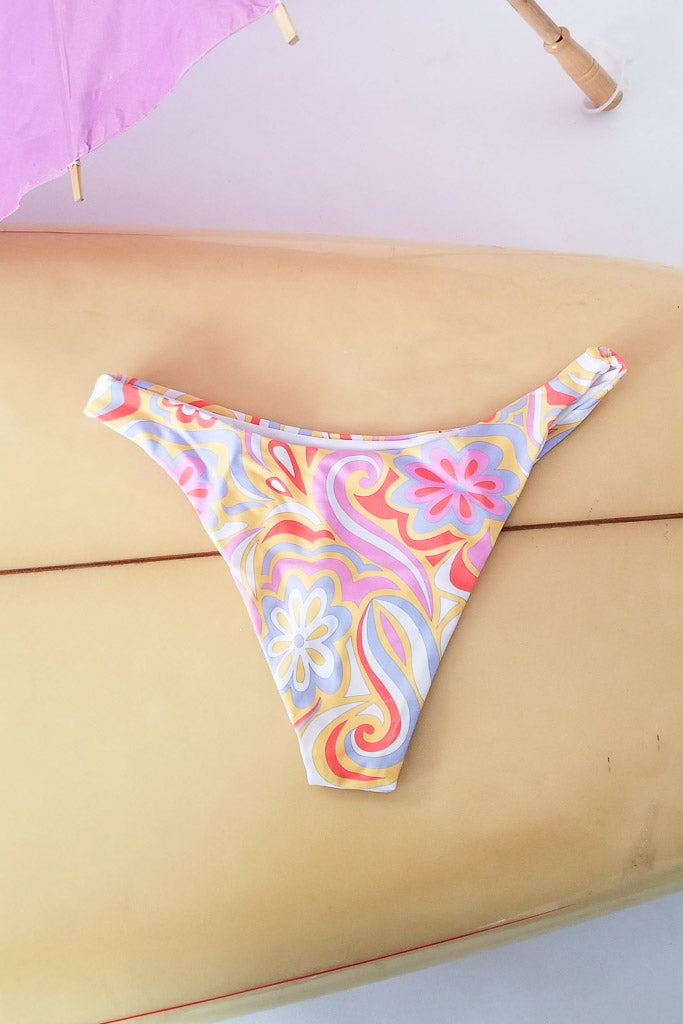Hear Me Now Bikini Bottom - Retro Orange