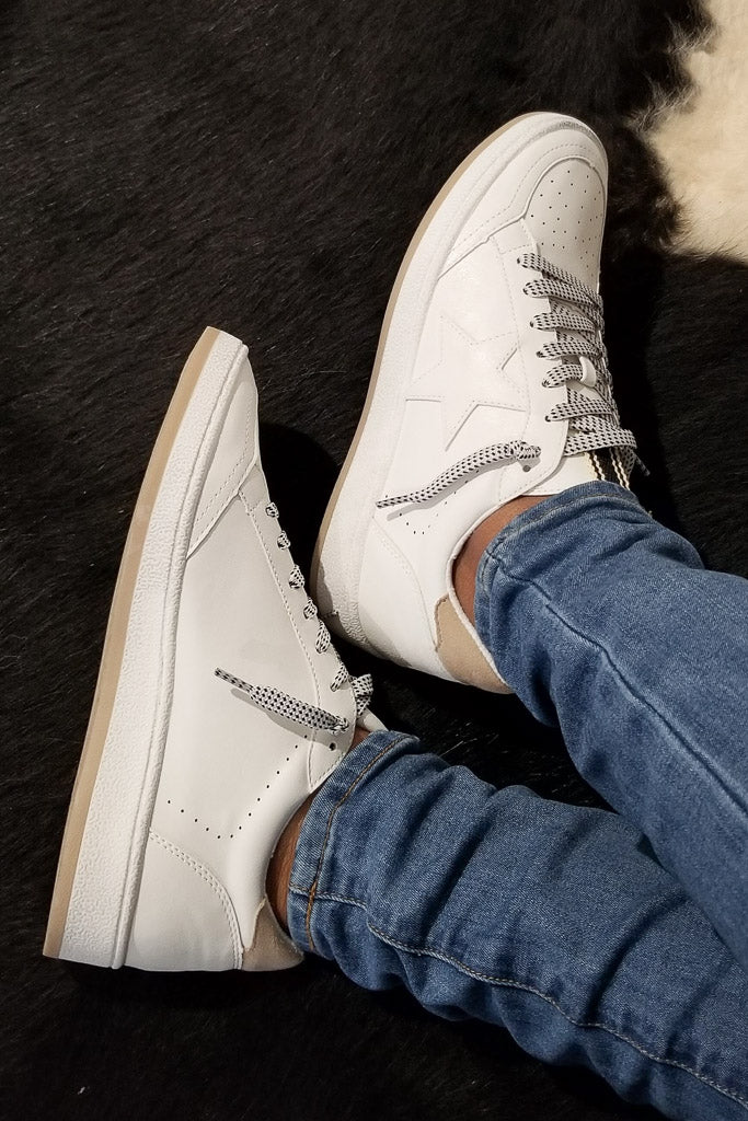 Paz Sneaker - Sand Suede