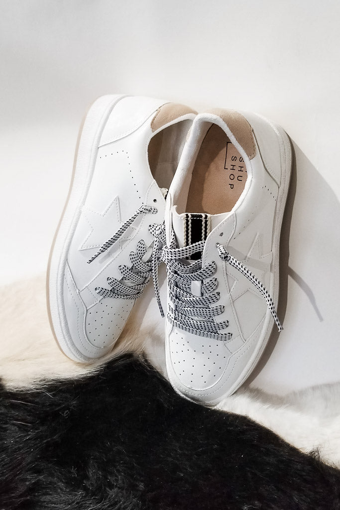 Paz Sneaker - Sand Suede