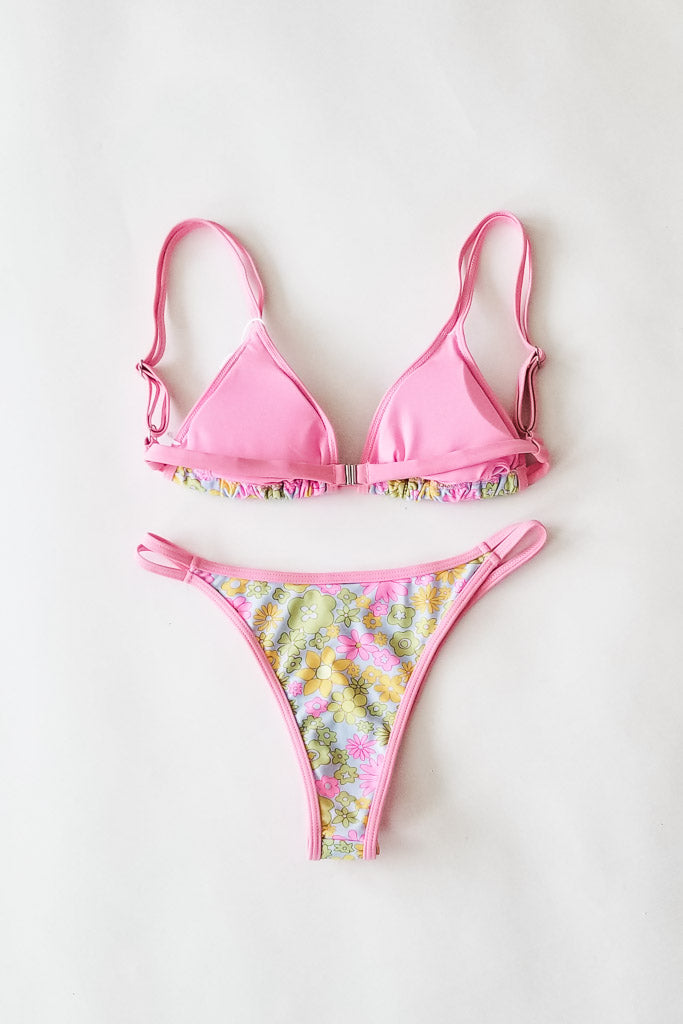 Summer of Love Bikini Bottoms- Pink