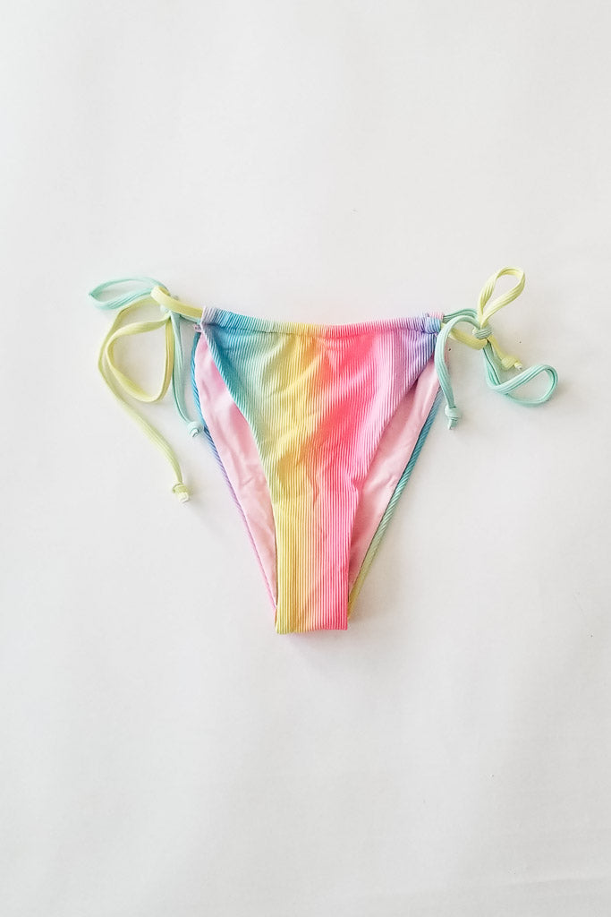 Not Today Bikini Bottom- Rainbow