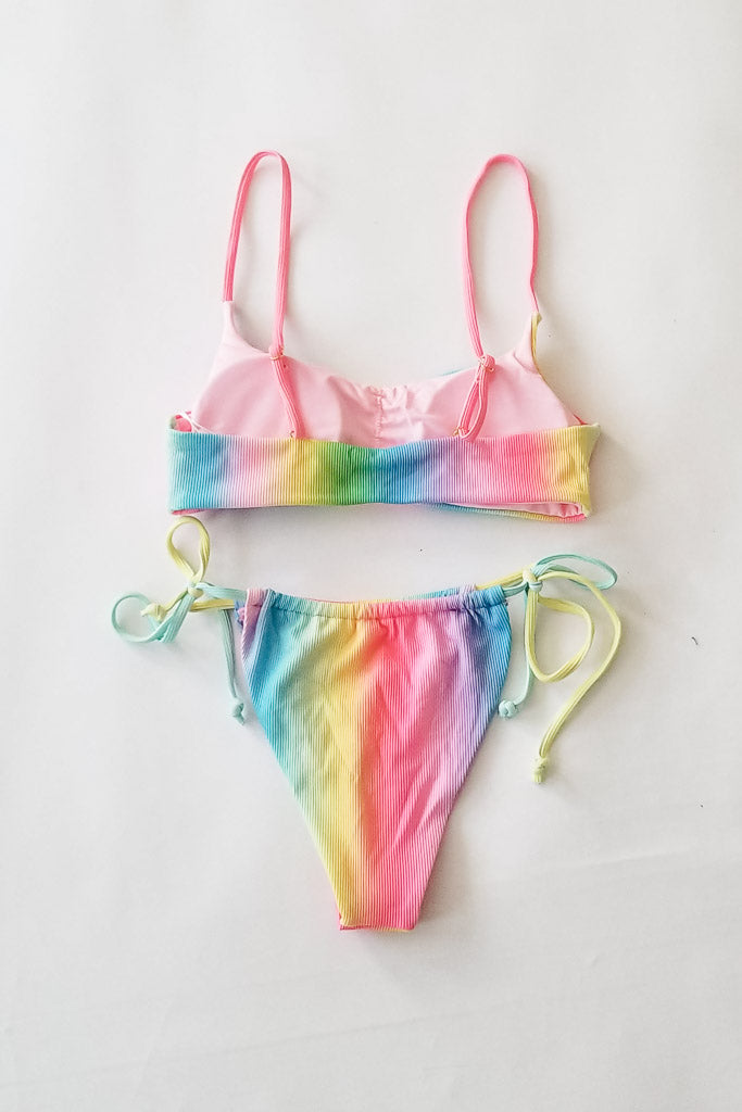 Not Today Bikini Bottom- Rainbow