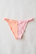 Stay Cool Bikini Bottom- Coral & Pink