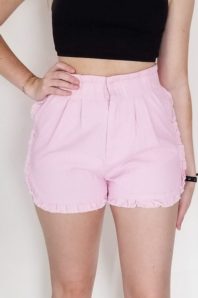 More Than You Know Shorts- Pink