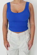 Break The Bank Cropped Tank- OS
