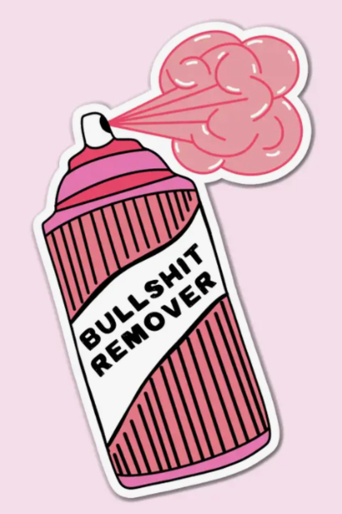Bullshit Remover Sticker Decal